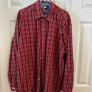 TOMMY HILFILGER MEN'S DRESS SHIRT XL